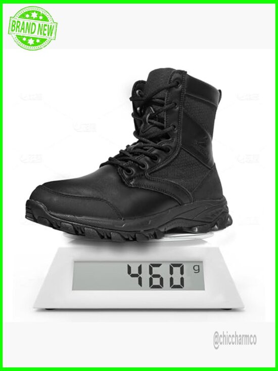 Men\'s Tactical Hiking Boots Lightweight Military Bootie with Side Zipper main image 6
